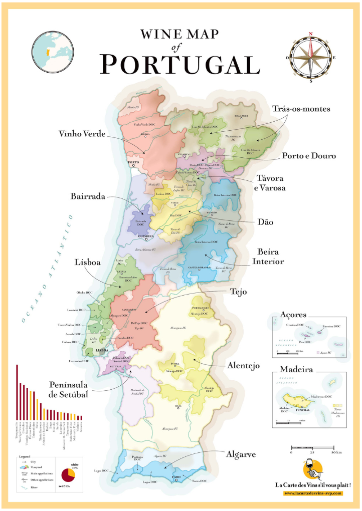 Carte des vins d'Australie South World Wines vignobles d'Australie